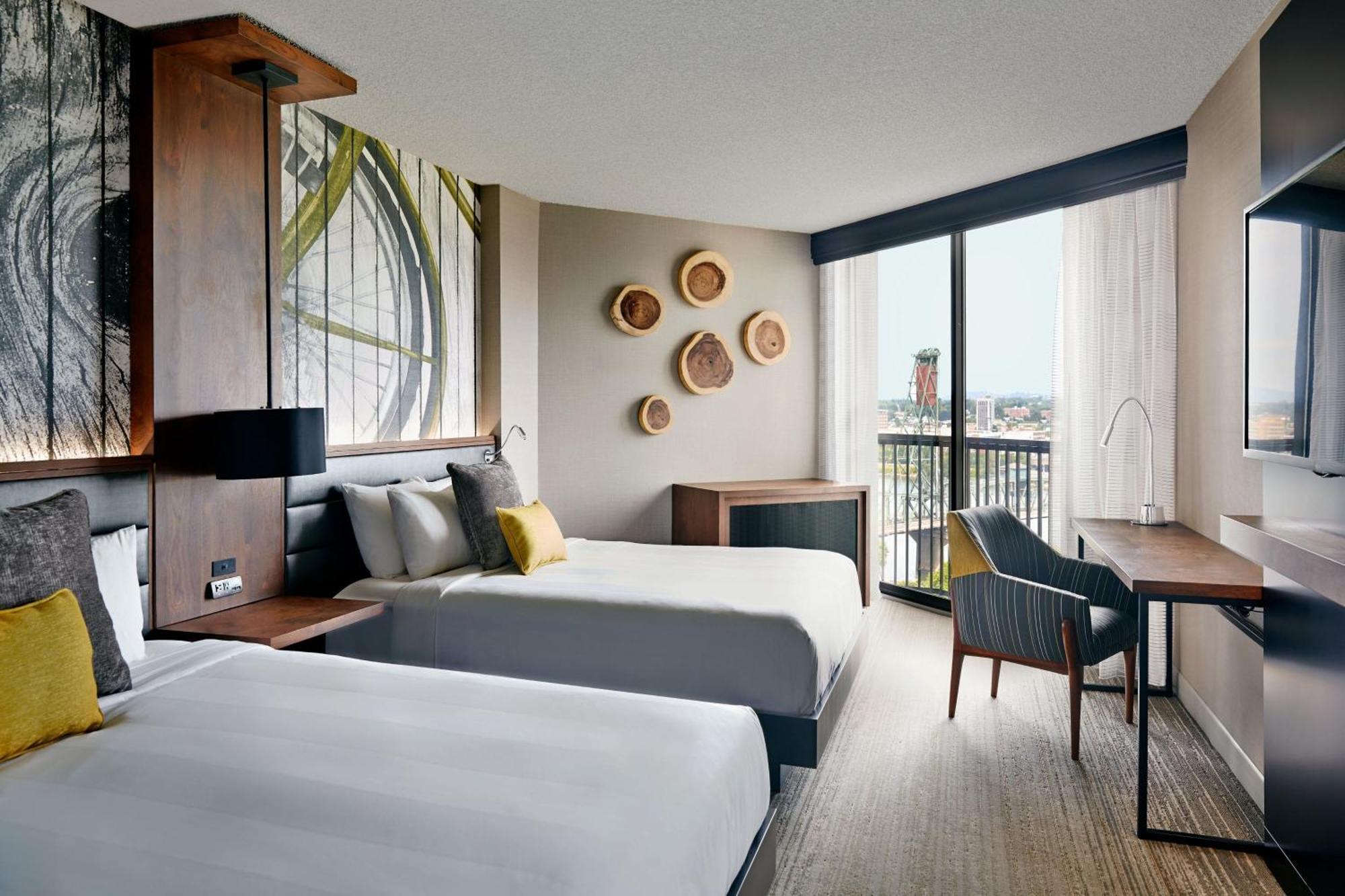 Готель Portland Marriott Downtown Waterfront Екстер'єр фото